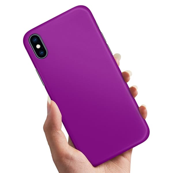 iPhone X/XS - Kuoret/Suojakuori Violetti