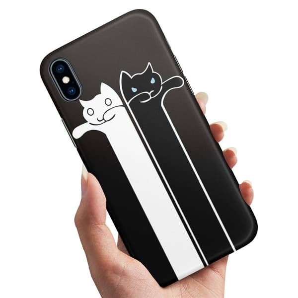 iPhone X/XS - Deksel/Mobildeksel Avlange Katter