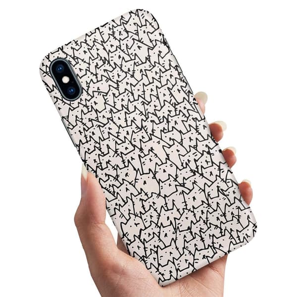 iPhone X/XS - Deksel/Mobildeksel Kattgruppe