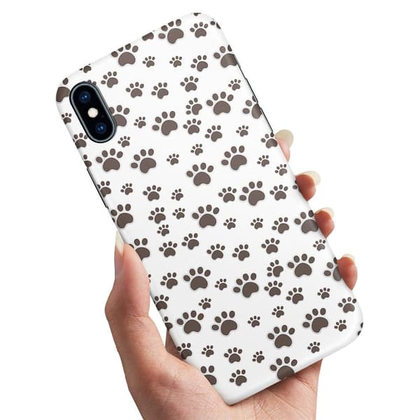 iPhone X/XS - Skal/Mobilskal Paw Pattern