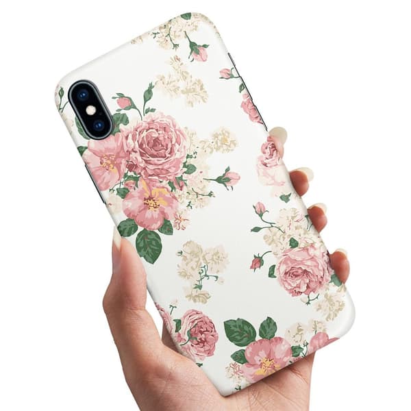 iPhone XR - Kuoret/Suojakuori Retro Kukat
