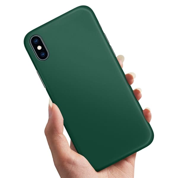 iPhone XR - Kuoret/Suojakuori Tummanvihreä