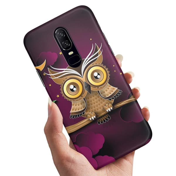OnePlus 7 Pro - Skal/Mobilskal Ljusbrun Uggla