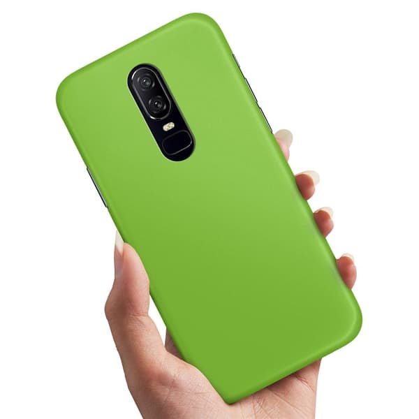 OnePlus 7 Pro - Cover/Mobilcover Limegrøn