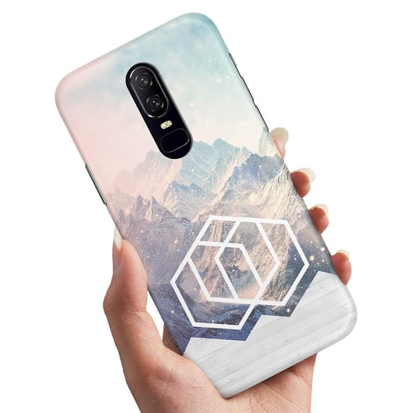 OnePlus 7 Pro - Cover/Mobilcover Kunst Bjerg