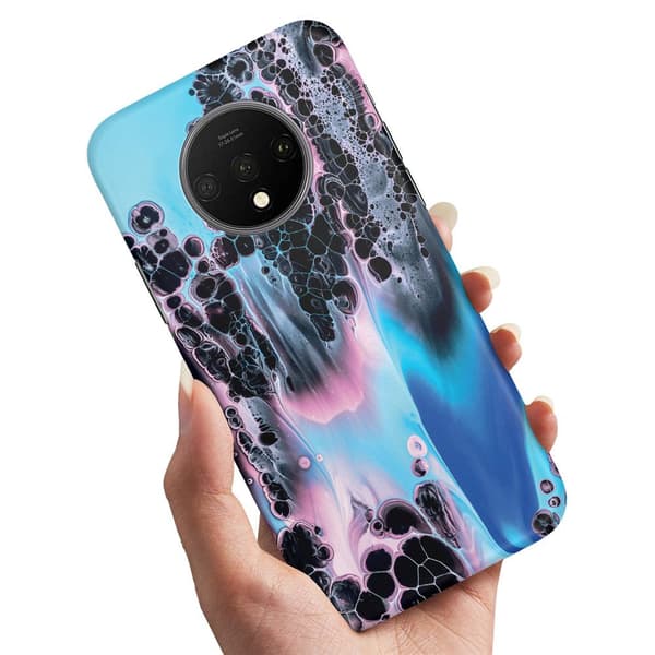 OnePlus 7T - Cover/Mobilcover Marmor