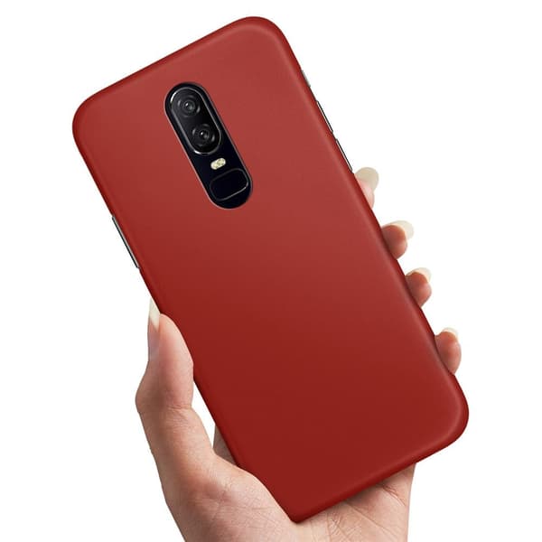 OnePlus 7 Pro - Cover/Mobilcover Mørkrød