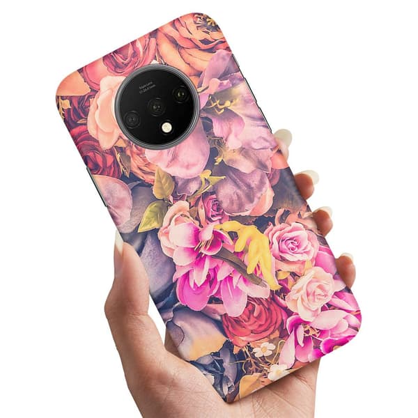 OnePlus 7T - Deksel/Mobildeksel Roser