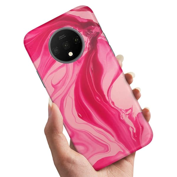 OnePlus 7T - Cover/Mobilcover Marmor