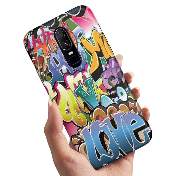 OnePlus 7 Pro - Deksel/Mobildeksel Graffiti