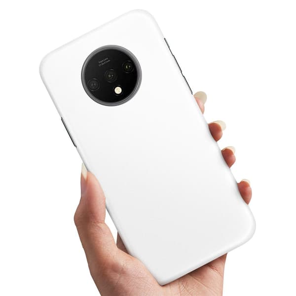 OnePlus 7T - Cover/Mobilcover Hvid