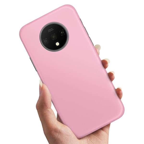 OnePlus 7T - Deksel/Mobildeksel Lyserosa