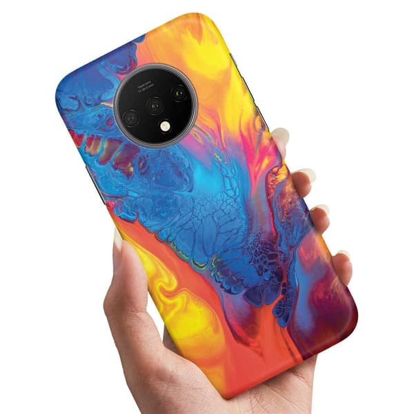 OnePlus 7T - Cover/Mobilcover Marmor