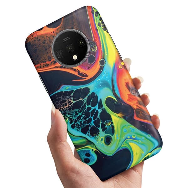 OnePlus 7T - Cover/Mobilcover Marmor