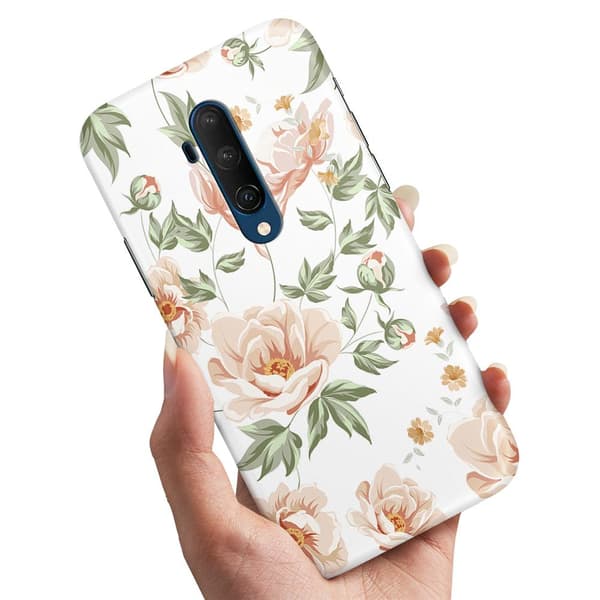 OnePlus 7T Pro - Deksel/Mobildeksel Blomstermønster