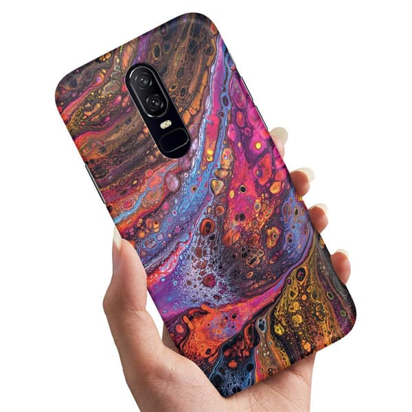 OnePlus 8 - Cover/Mobilcover Psykedelisk