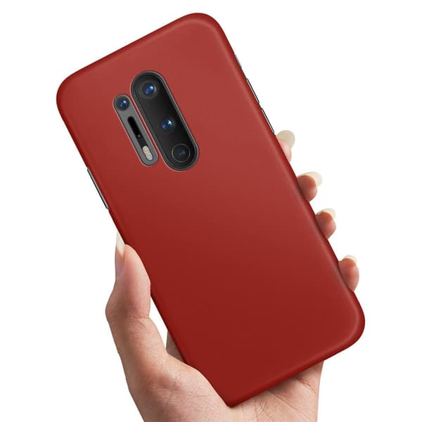 OnePlus 8 Pro - Deksel/Mobildeksel Mørkrød
