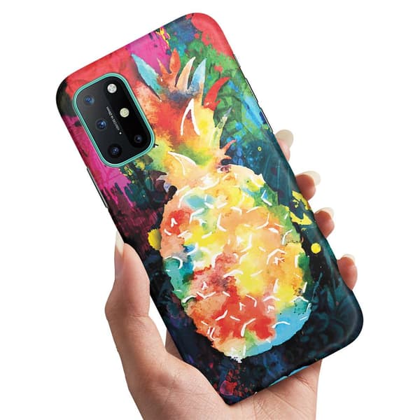 OnePlus 8T - Deksel/Mobildeksel Regnbue Ananas