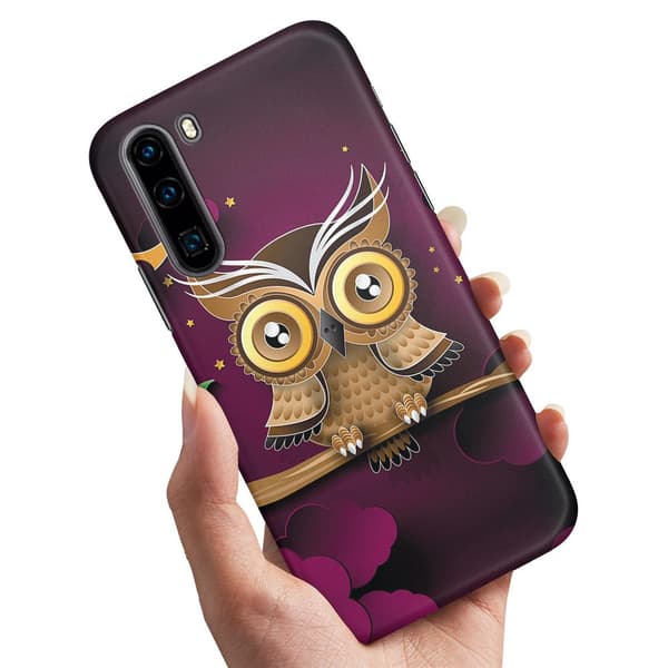 OnePlus Nord - Cover/Mobilcover Lysbrun Ugle