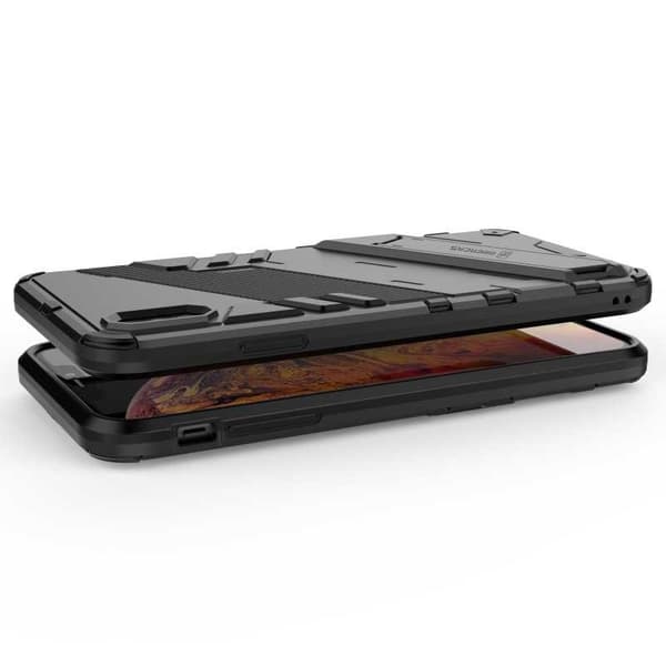 iPhone XS Max iskunkestävä kotelo jalustalla ThinArmor V2