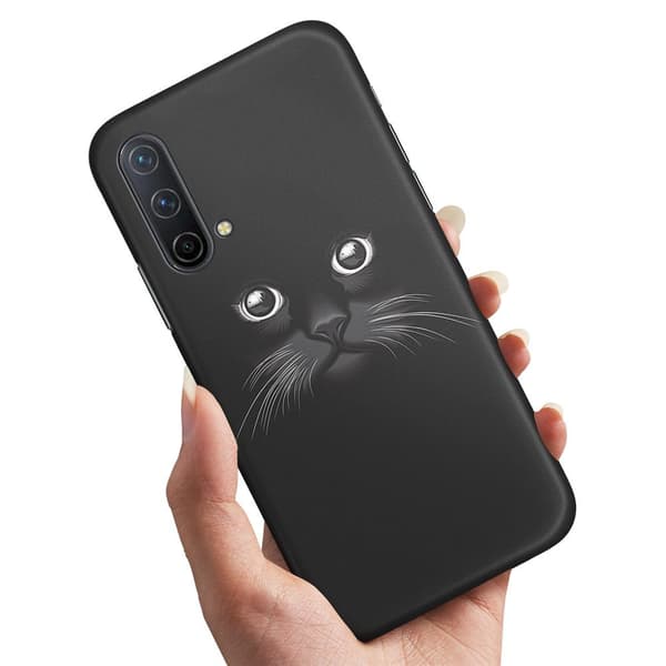 OnePlus Nord CE 5G - Deksel/Mobildeksel Svart Katt