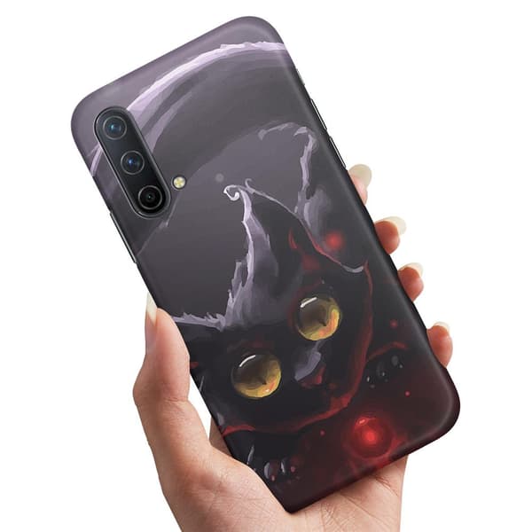 OnePlus Nord CE 5G - Skal/Mobilskal Svart Katt