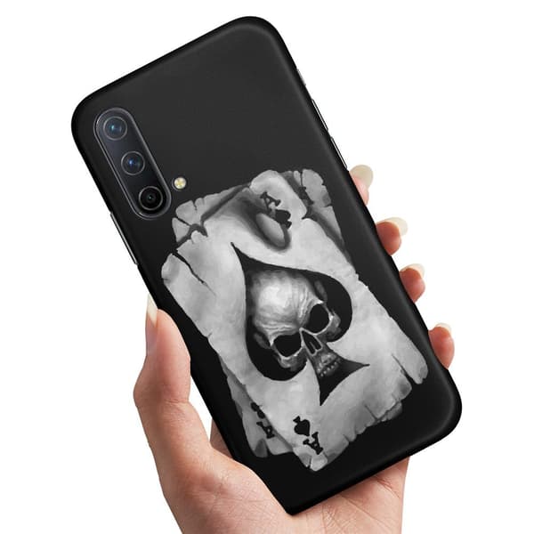 OnePlus Nord CE 5G - Cover/Mobilcover Dødningehoved Kortspil
