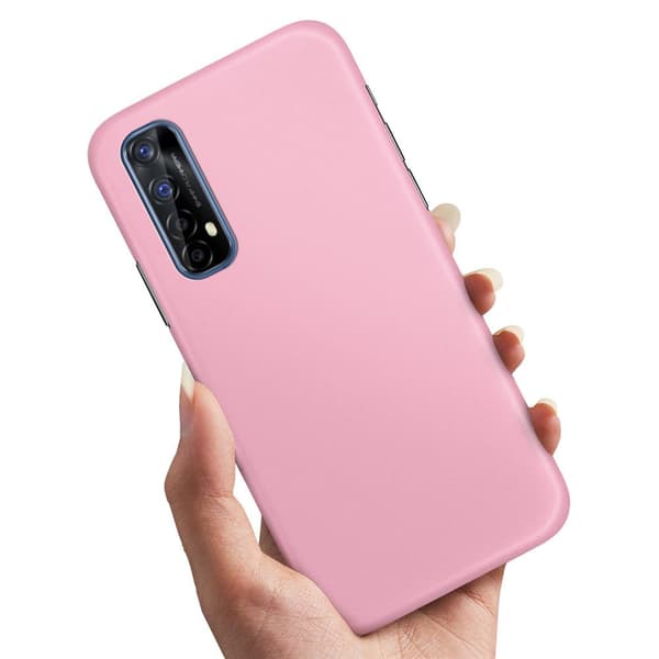 Realme 7 - Cover/Mobilcover Lysrosa