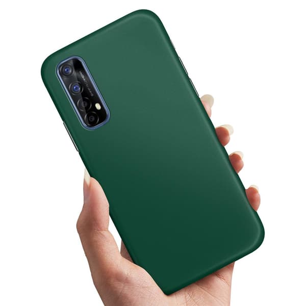 Realme 7 - Cover/Mobilcover Mørkgrøn