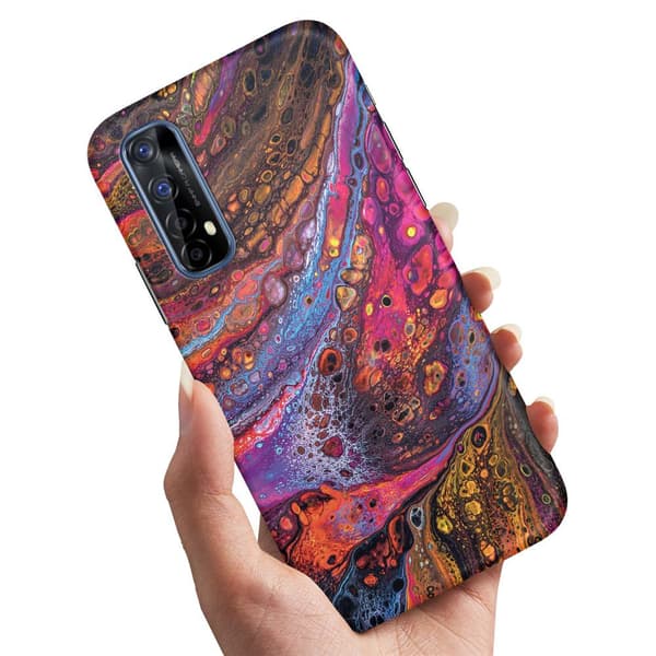 Realme 7 - Cover/Mobilcover Psykedelisk