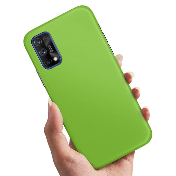 Realme 7 Pro - Cover/Mobilcover Limegrøn