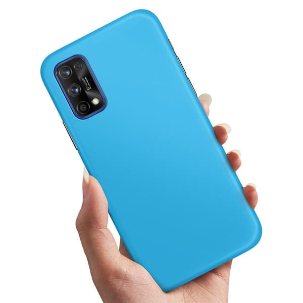 Realme 7 Pro - Cover/Mobilcover Lysblå