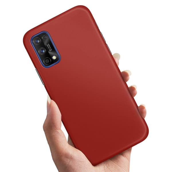 Realme 7 Pro - Skal/Mobilskal Mörkröd