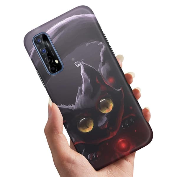 Realme 7 - Cover/Mobilcover Sort Kat