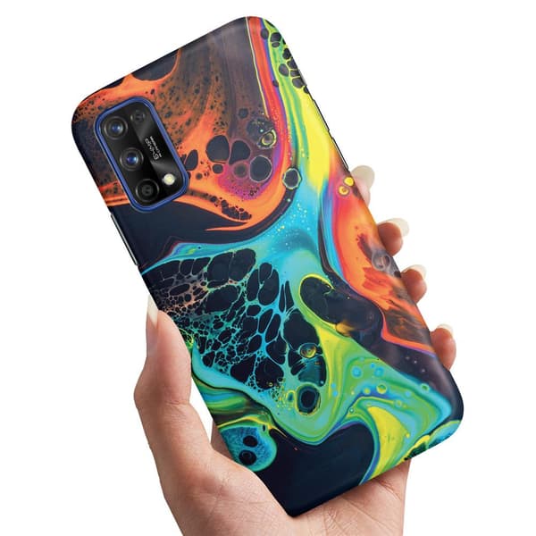 Realme 7 Pro - Deksel/Mobildeksel Marmor