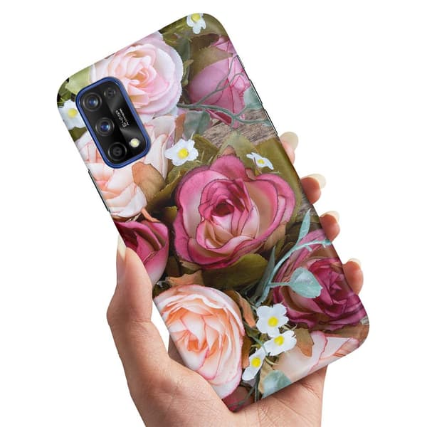 Realme 7 Pro - Cover/Mobilcover Blomster