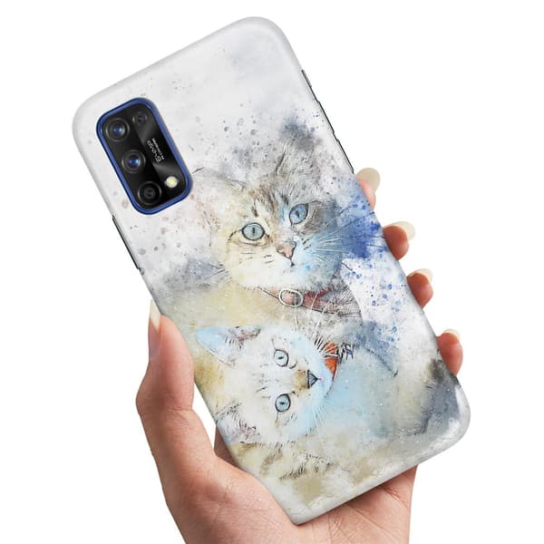 Realme 7 Pro - Kuoret/Suojakuori Kissat