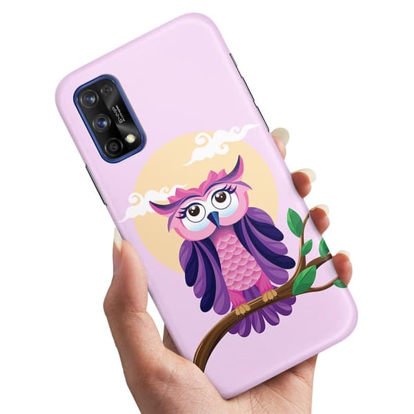 Realme 7 Pro - Deksel/Mobildeksel Fin Ugle