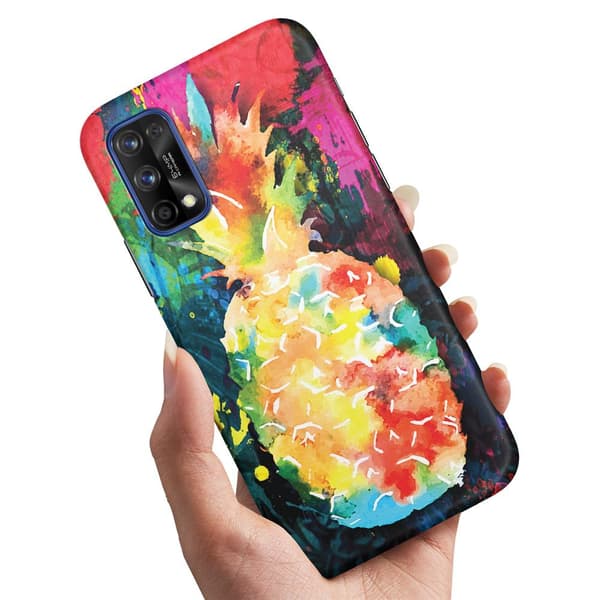 Realme 7 Pro - Deksel/Mobildeksel Regnbue Ananas