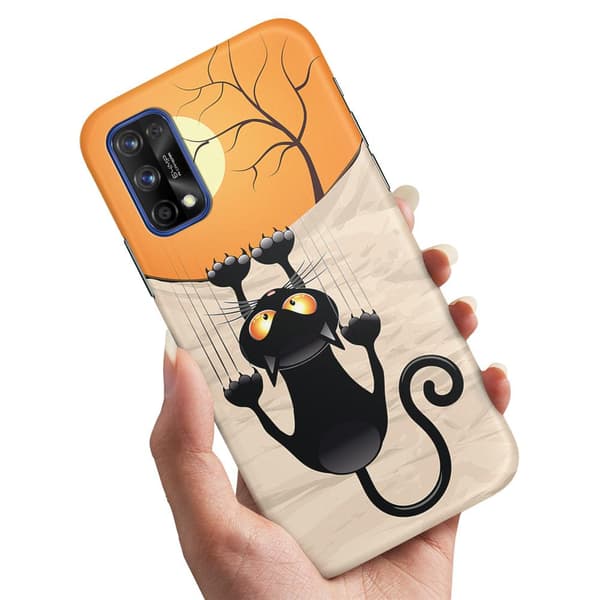 Realme 7 Pro - Kuoret/Suojakuori Raapiva Kissa