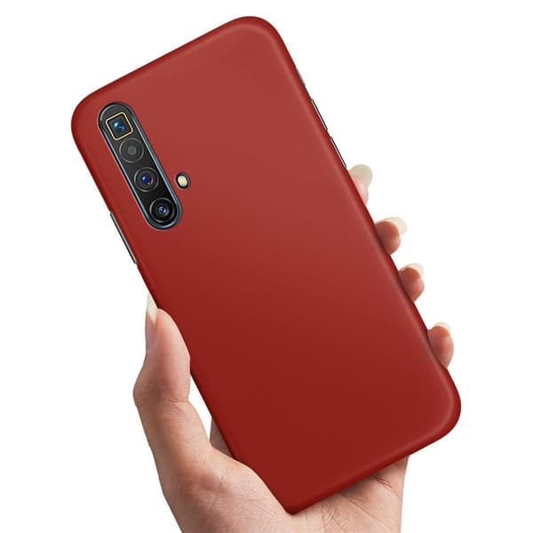 Realme X3 SuperZoom - Cover/Mobilcover Mørkrød