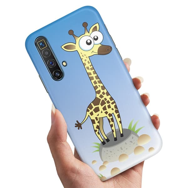 Realme X3 SuperZoom - Deksel/Mobildeksel Tegnet Giraff