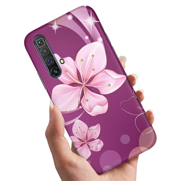 Realme X3 SuperZoom - Cover/Mobilcover Hvid Blomst