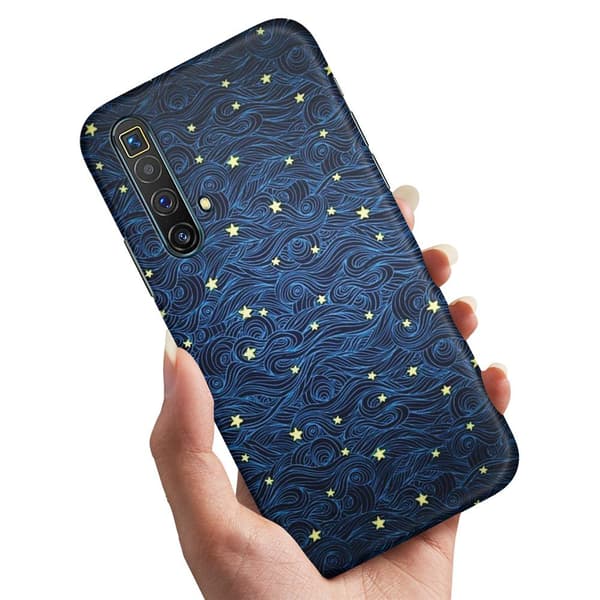 Realme X3 SuperZoom - Cover/Mobilcover Stjernemønster