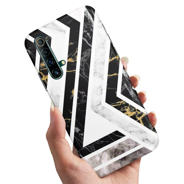 Realme X50 - Cover/Mobilcover Skræv Mønster