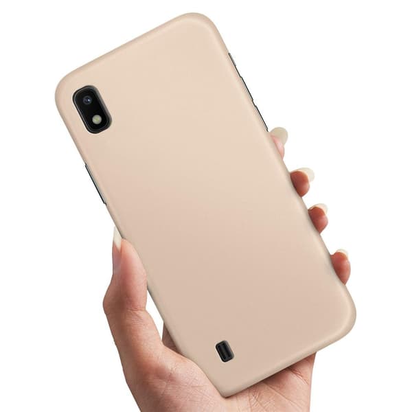 Samsung Galaxy A10 - Deksel/Mobildeksel Beige