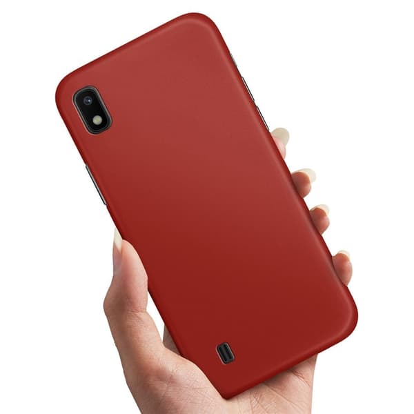 Samsung Galaxy A10 - Deksel/Mobildeksel Mørkrød