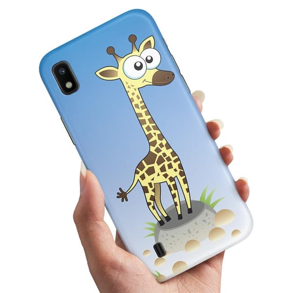 Samsung Galaxy A10 - Deksel/Mobildeksel Tegnet Giraff