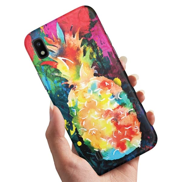 Samsung Galaxy A10 - Deksel/Mobildeksel Regnbue Ananas