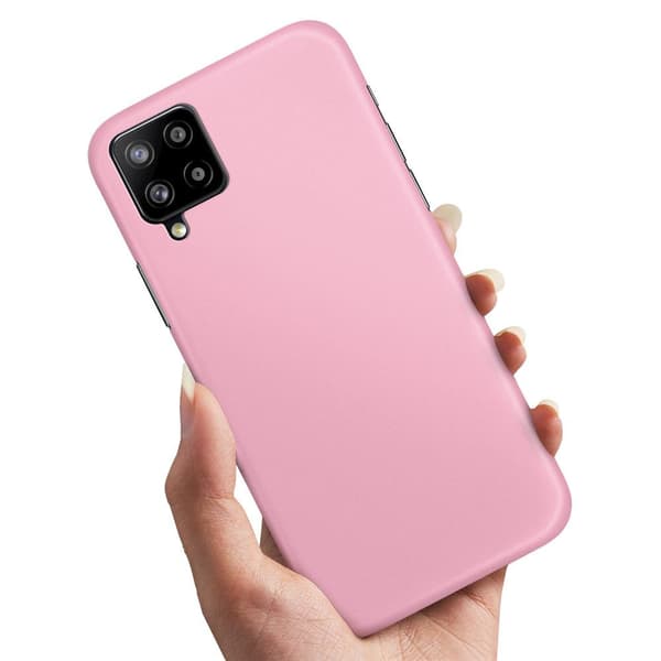 Samsung Galaxy A12 - Deksel/Mobildeksel Lyserosa